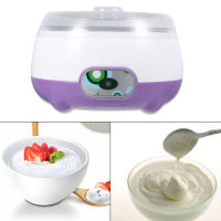 1L Automatic Stainless Steel Liner Yogurt Maker Machine DIY Yoghourt Container yoghourt maker Purple