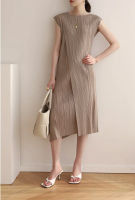 2MUAY รุ่น GJO7343 TWO WAY PLEAT DRESS เดรสผู้หญิง เดรสพลีทคุณภาพ 4 สี FREE SIZE