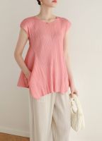 Best Seller!! 2MUAY PLEAT TOP เสื้อผู้หญิง เสื้อพลีทคุณภาพ รุ่น GJO3014 5สี FREE SIZE BASIC VOLUME PLEAT TOP