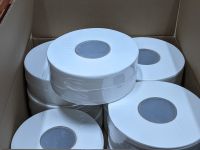 กระดาษทิชชู่ [ม้วน] กระดาษชำระม้วนใหญ่ 1ม้วนยาว 600 เมตร ผลิตจากเยื่อกระดาษบริสุทธิ์ 100%
