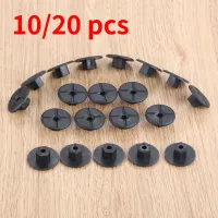 15/20 Pcs 4mm Plastic Fastener Nut For Mercedes Benz Fender Mud Flap Splash Guard Wheel Arch Bumper Panel Retainer Clip Rivet Cleaning Tools