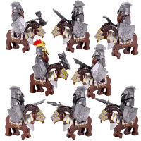 Medieval Asgard Soldier lotr Dwarf Boar Goat Chariot Animals Figures Model Building Blocks Lord Bricks Toys Gift For Children