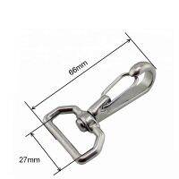 5PCS Bolt Snap Hooks With Swivel 304 Stainless Steel 65mm Length D Ring Swivel Snap Hooks For Dog Leash Chain