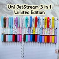 ปากกา Uni Jetstream 3in1 หมึก 3 สีในด้ามเดียว ลายลิขสิทธิ์แท้ นำเข้าจากญี่ปุ่น Sanrio San-x Disney