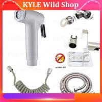 KYLE Wild Shop White abs Handheld bidet faucet spray Shower Head Bathroom Toilet sprayer Water Saving Bathroom Cleaning shower douche