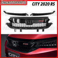 หน้ากระจัง HONDA CITY RS 1.0 TURBO 2020 2021 2022 2023 ดำเงา ชุดอัปเกรดกระจังหน้า 3ชิ้น