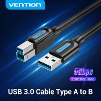 Vention USB Printer Cable USB 3.0 Type A Male to B Male USB Cable for Canon Epson ZJiang Label USB 3.0 2.0 Scanner Printer Cord Cables  Converters