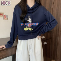 2019เสื้อสเวตเตอร์ NICK สำหรับผู้หญิงเสื้อกันหนาวมีฮู้ดหนาฤดูใบไม้ร่วงและฤดูหนาวขนแกะ2023