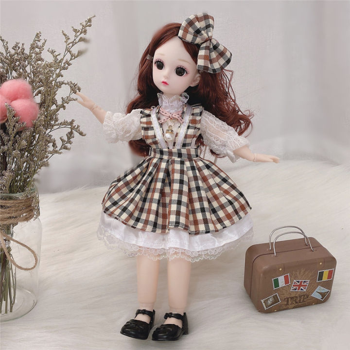 new-bjd-doll-30-cm-12-inch-12-articulated-16-makeup-dress-up-cute-little-princess-doll-fashion-dress-up-girl-birthday-toy