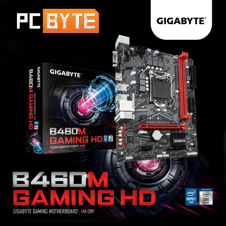 GIGABYTE B460M GAMING HD Intel 10th Gen Gaming Motherboard Lazada