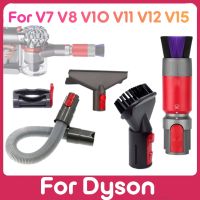 Traceless Soft Brush Head And Hose Tool Kit For Dyson V7 V8 V10 V11 V12 V15 Vacuum Cleaner Parts Dust Removal Brush Accessories