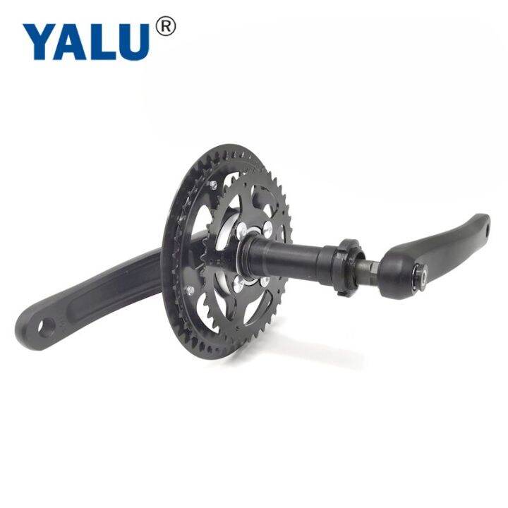 Crankset For Middle Drive Motor Kit Electric Mountain Bike MidDrive Freewheel Cranks Electric