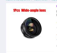 Ống kính góc rộng 0.45x cho Máy Quay Video Vlog Kỹ Thuật Số 18X-SKU-OKGR-va