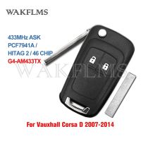 สำหรับ Vauxhall Corsa D 2007 2008 2009 2010 2011 2012 2013 2014 433Mhz ขอ G4-Am433tx Pcf7941a