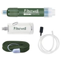 ℡❈ Personal Water Filter Wild Life Emergency Direct Drinking Water Filtering Tool Survival Water Purifier Emergency Filter Straw