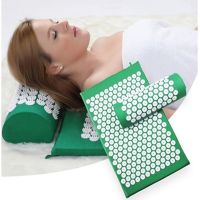 Acupressure Massage Yoga Mat Relieve Stress Back Body Pain Spike Mat Fitness Pilates Pillow Gift Bag апликатор кузнецова