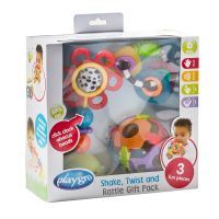 Playgro Shake Twist And Rattle Gift Pack ชุดของเล่น ยางกัดนุ่ม ตัวการ์ตูน สุดน่ารัก ส่งเสริมพัฒนาการเด็ก