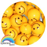 ลูกปัดหน้ายิ้มเม็ดกลม 15 g ขนาด 10 mm อุปกรณ์DIY smiles