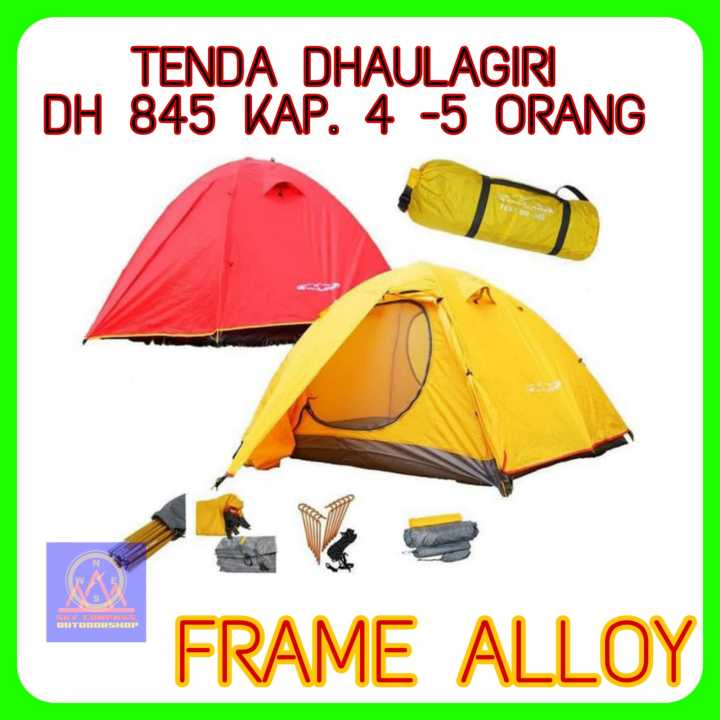 Tenda Camping Dhaulagiri Dh Kap Orang Frame Alloy Lazada Indonesia