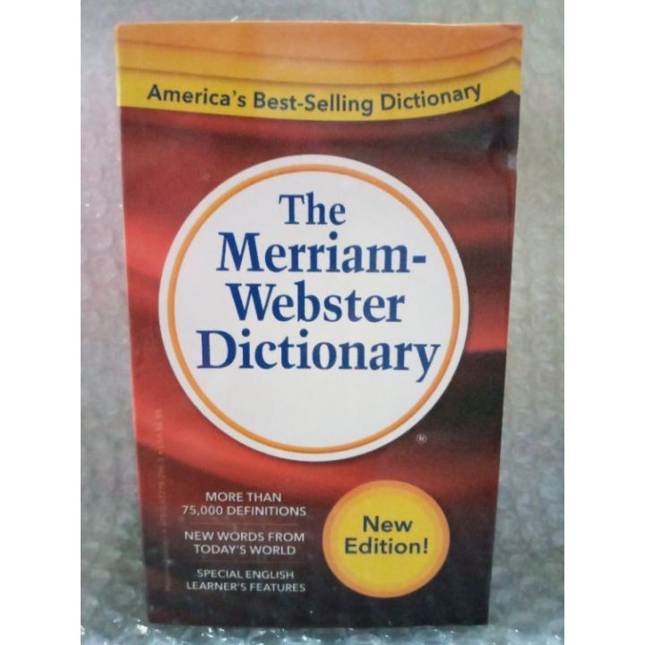 THE MERRIAM WEBSTER DICTIONARY (new Edition) | Lazada PH