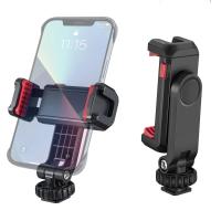 Phone Clip Vertical Shooting Phone Mount Holder DSLR Camera Monitor Tripod Mount Clamp For Iphone 14 pro max Smartphone Vlog