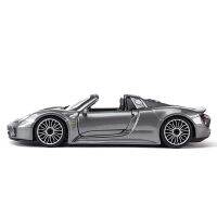 Bburago 1:24 Porsche 918 Spyder รถหล่อแบบคงที่โมเดลของเล่นงรถยนต์านอดิเรกของสะสม