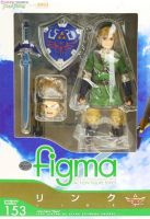 【CW】14cm Link Action Figure Figma 153 The Legend Of Zelda Skyward Sword Changeable Accessories PVC Model