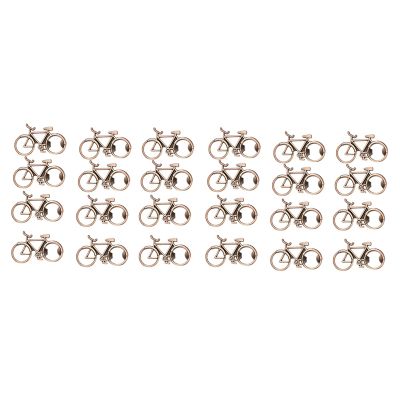 24 Pcs Bicycle Bottle Opener for Wedding Party Souvenir Gift,Metal Beer Bottle Opener Party Favors Gifts(Antique Bronze)