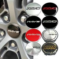 Style 1PC 60mm RAYS center caps  wheel hub decoration cover Wheel hub center cover Dust cover Outer diameter 60mm Inner diameter 56mm