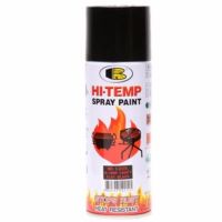 CDF สีสเปรย์  ทนความร้อน 1200°F "BOSNY บอสนี่" (สีดำด้าน) สีพ่นรถยนต์  Spray Paint