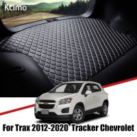 พรมแผ่นส่งสินค้าแผ่นรอง Alas Bagasi Mobil หนังสำหรับ Chevrolet Tracker 2012-2020 Holden Trax Trax แผ่นปูรถยนต์แผ่นรองกระโปรงหลังรถท้ายรถ