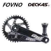 FOVNO MC-016 Crankset จักรยานเสือภูเขาชุดวงเล็บด้านล่างสำหรับ MTB จักรยาน Crank 170มม. 175มม. Deckas Crown Chainring