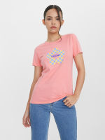 มอสซิโม®  M3110-0005 เสื้อยืด Slim Tee Racing Check Flower - Pink