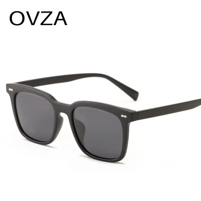 OVZA TR90ไดรเวอร์แว่นตากันแดดผู้ชายเลนส์โพลาไรซ์โพลาไรซ์แฟชั่นสำหรับผู้หญิงแว่นตาน้ำหนักเบา S0061สี่เหลี่ยม