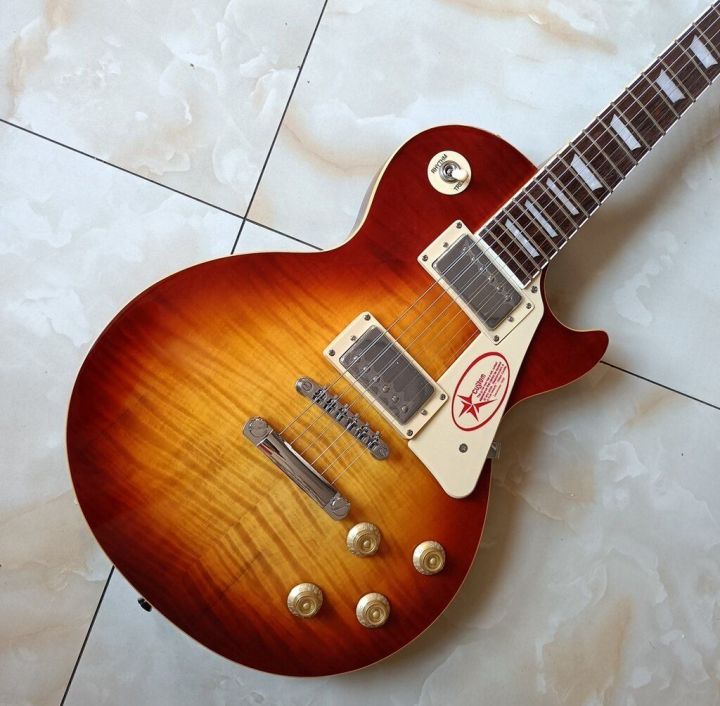 Classic Gibson Les Paul Standard Body Electric Guitar Honey Burst China Made  | Lazada Ph