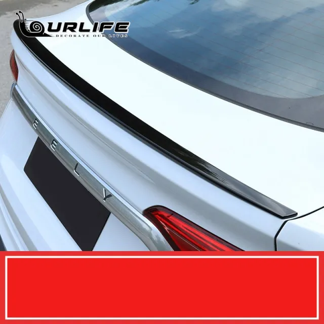 ABS Plastic Forging Carbon Fiber Rear Trunk Wing Tail Car Body Kit ...