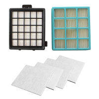 2Pcs Hepa Filter &amp; 4Pcs Motor Cotton Filter for FC8134 FC8135 FC8136 FC8142 FC8146 FC8148 FC8140 FC8144