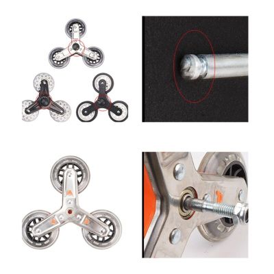 Three-wheel Stair Climbing Pulley Shopping Cart Stair Climbing Triangle Wheel hot Furniture Protectors  Replacement Parts