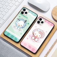 P20 P50เคสโทรศัพท์ Huawei P30ไลต์ P40โปรพลัสน่ารักเฮลโลคิตตี้เมโลดี้ลายเคสกันกระแทกกระจกอย่างหนา