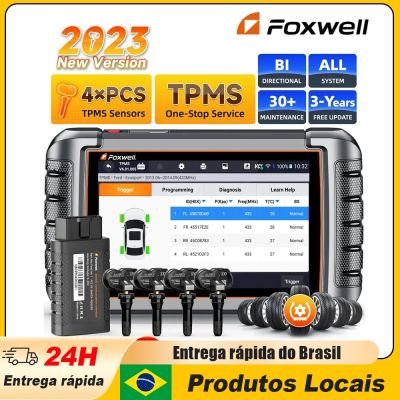 ◐▫ FOXWELL NT809TS OBD2 Bluetooth Scanner Car Tpms Diagnostic Tools Automotive Scanner All System Active Test OE-Level OBD 2 Tool