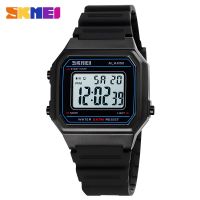 Moment the SKMEI fashion transparent plastic han edition multi-functional sports square pin buckle students display digital watches