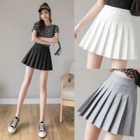 Pleated Short Women Academy Style Half Skirt High Waist Slim Korean A-line Summer Solid Sweet Skirt Streetwear