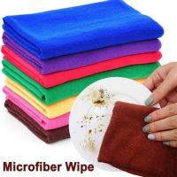 Microfiber Wipe Cleaning Cloth Kitchen Anti-Grease Wiping Rags Double-layer Absorbent Washing Dish Mop Household Cleaning Tools Dish Cloth  Towels