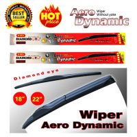 ใบปัดน้ำฝน Aero Dynamic (Diamond eye) ขนาด 18" 22" นิ้ว สำหรับ รถทุกรุ่น จำนวน 1 คู่