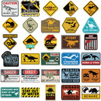 ?พร้อมส่ง?ติกเกอร์คำเตือนต่างๆ สำหรับติดตกแต่ง Warning KUSO SEX JAPAN logo sticker จูราสสิค พาร์ค Jurassic Park 50pcs