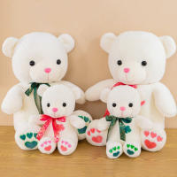 Boneka Mainan จำลองน่ารักสร้างสรรค์ของเล่นตุ๊กตายัดไส้หมีสำหรับเด็กผู้หญิงของสะสมตกแต่งของขวัญ