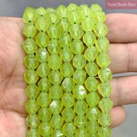 Natural Translucent Faceted Grape Green Chalcedony Loose Beads for Jewelry Making DIY Bracelet Necklace Accessories 14" Inch 8MM Beads