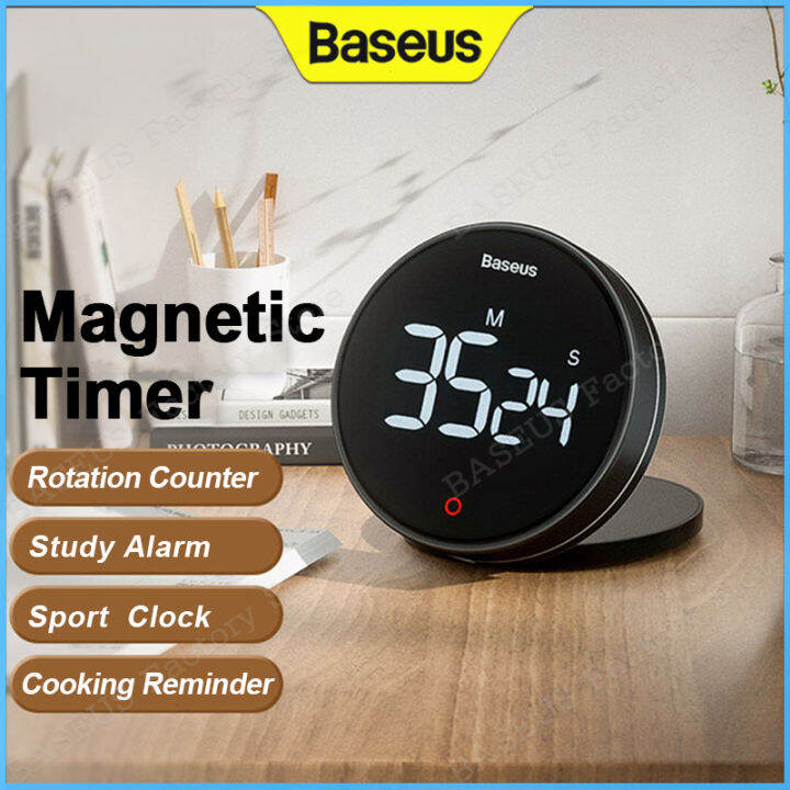 Baseus Kitchen Timer Digital Timer Manual Countdown Alarm LED