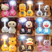 [พร้อมส่ง]โคมไฟตั้งโต๊ะแบบชาร์จไฟประหยัดพลังงานหลอด LED ศึกษากลางคืนโคมไฟตั้งโต๊ะพับเก็บได้[สินค้าใหม่]