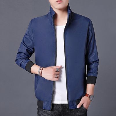 BIG-SALE 【Ready Stock】 Mens Good Quality Basic Waterproof Jacket er Jacket Collar Casual Fashion